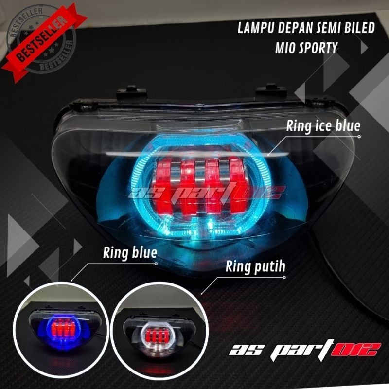 Jual REFLEKTOR LAMPU DEPAN MIO SPORTY DAYMAKER SEMI BILED PROJIE