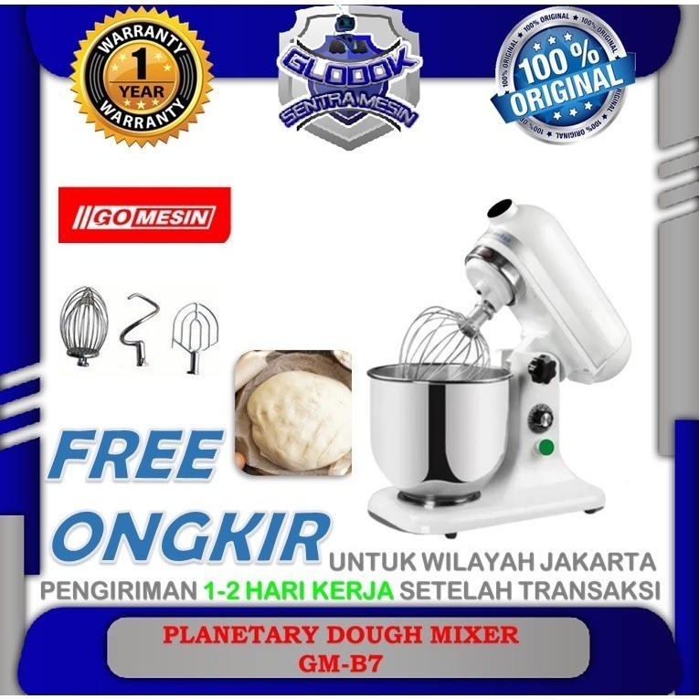 Jual Planetary Dough Mixer Gm B Gomesin Mesin Pengaduk Adonan Liter