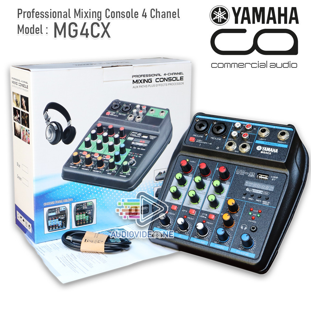 Jual NEW SELER Mixer Yamaha MG4CX Mikser Audio 4 Chanel Bluetooth Usb