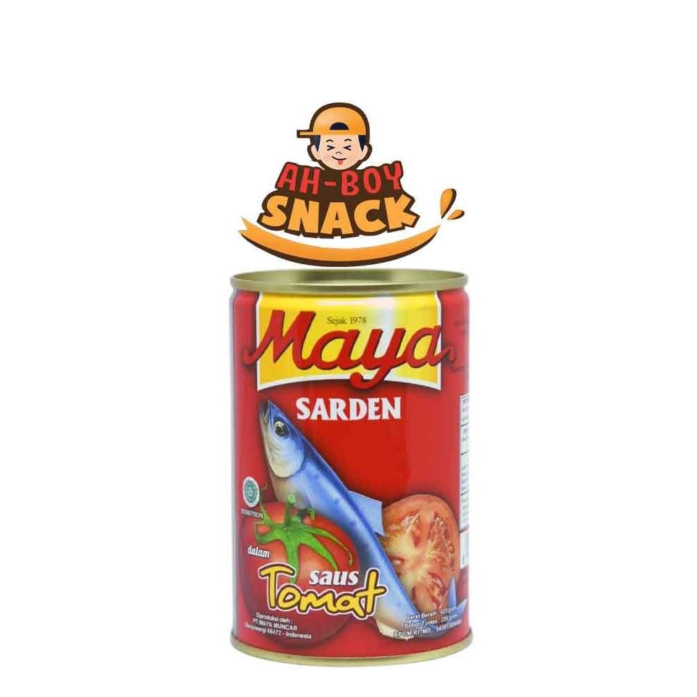 Jual Maya Sardines Kaleng Tomat Gram Sarden Maya Tidak Pedas