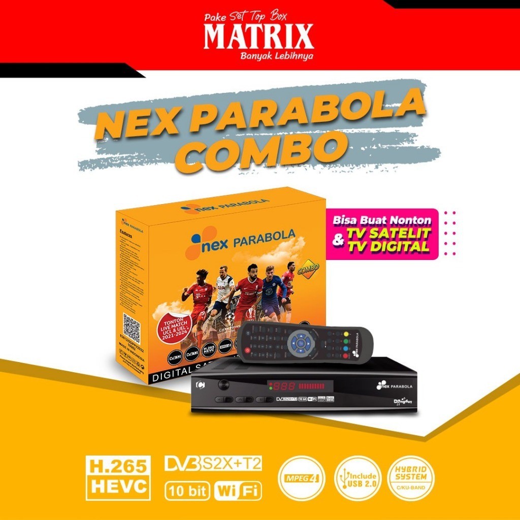 Jual RECEIVER NEX PARABOLA COMBO KUNING Shopee Indonesia