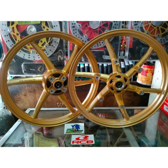 Jual RPROMO HARGA MURAH Velg Rcb Racing Boy Sp 522 Gold Palang 6 Motor