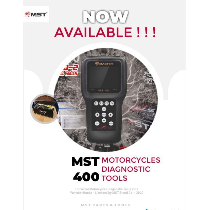 Jual MST400 SCANNER MOTOR INJEKSI UNIVERSAL HONDA DAN YAMAHA Shopee