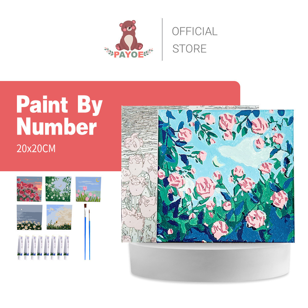 Jual Payoe Paint By Number X Cm Diy Paint Kit With Frame Digital