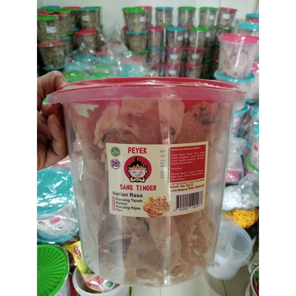 Jual Peyek Kacang Gurih Dan Renyah Ukuran Toples 5 Liter Shopee Indonesia