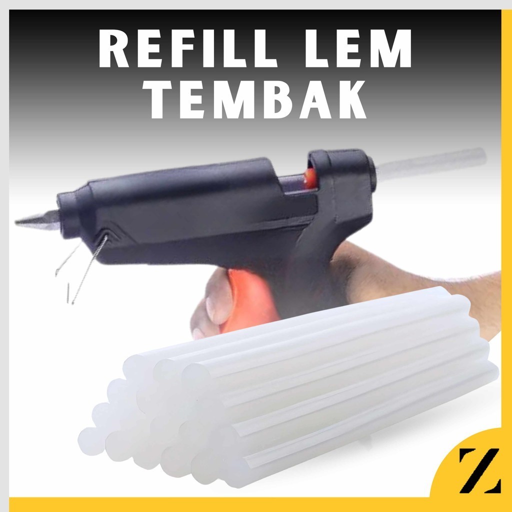 Jual Kg Isi Refill Lem Tembak Bakar Glue Gun Stick Bening Besar Cm