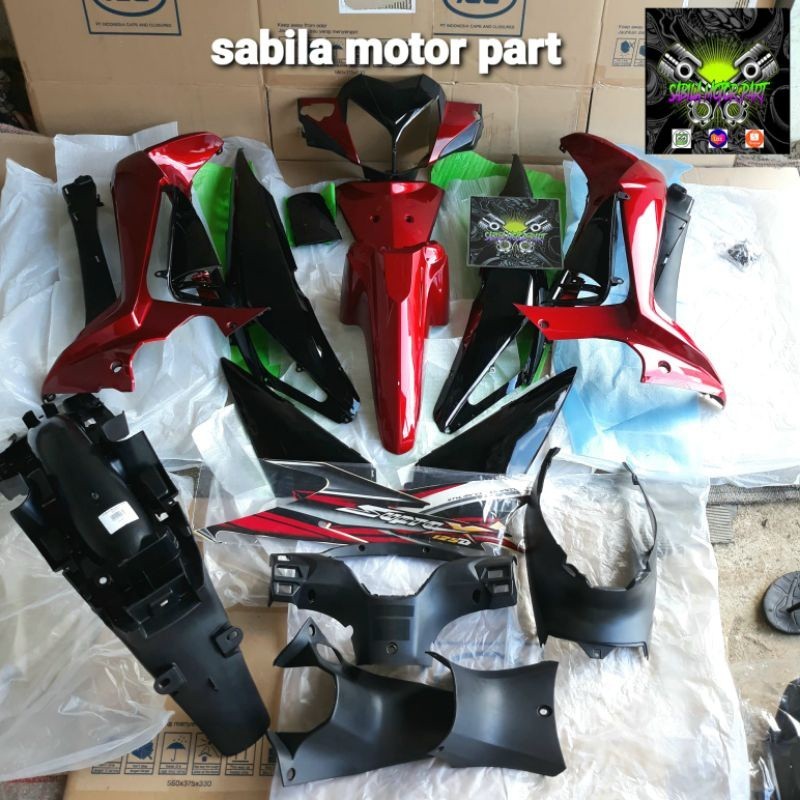 Jual Full Set Cover Body Halus Dan Kasar Honda Supra X R