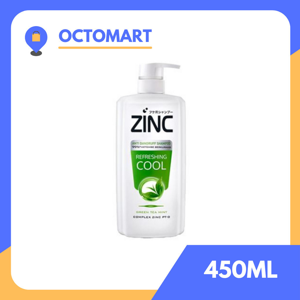 Jual Zinc Shampoo Ml Shampo Perawatan Rambut Rontok Ketombe Sampo