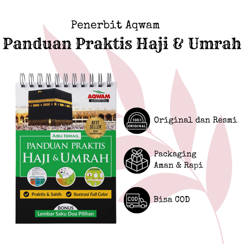 Jual Buku Panduan Praktis Haji Umroh New Cover Penerbit Aqwam