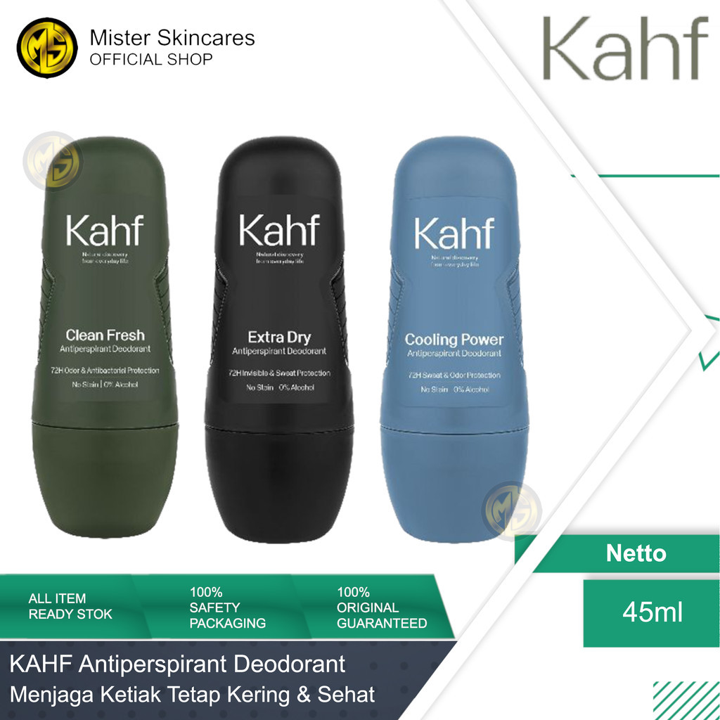 Jual Kahf Clean Fresh Extra Dry Cooling Power Antiperspirant