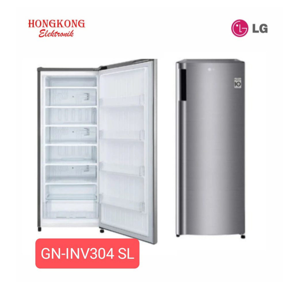 Jual LG FREEZER GN INV 304 SL SMART INVERTER 6 RAK Kulkas ES BATU