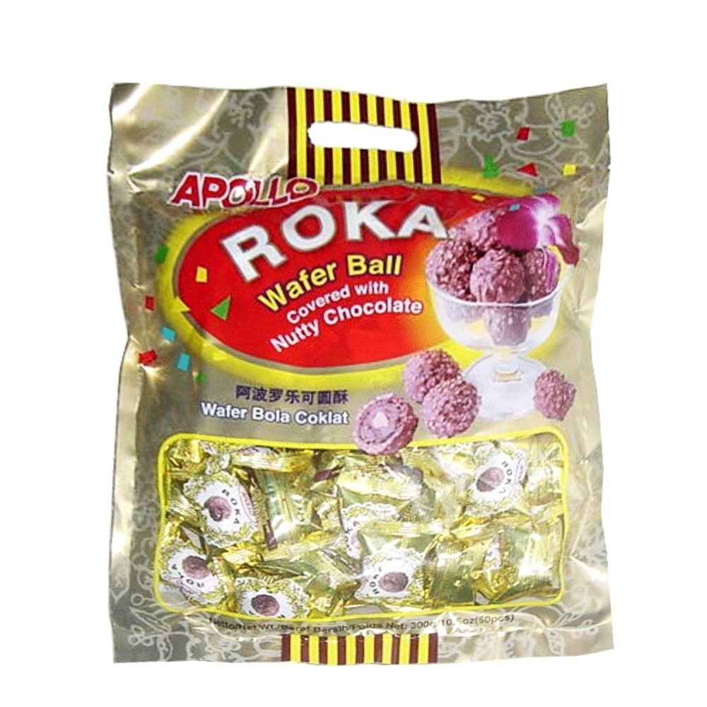 Jual Roka Apollo Wafer Chocolate Ball Gr X Shopee Indonesia