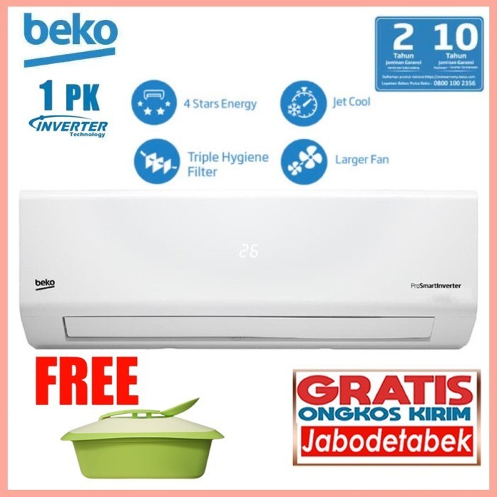 Jual Beko Ac Air Conditioner Inverter Pk Bsvog Free