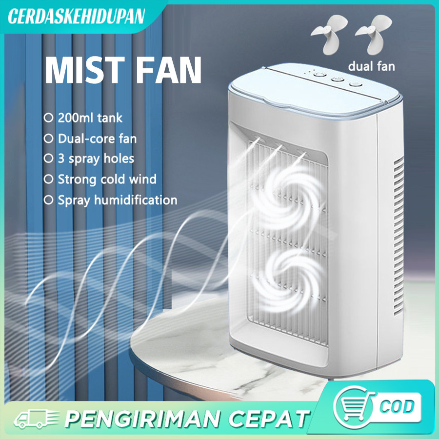 Jual Bisa Ditambah Es Batu Kipas Angin Pendingin Mini Ac Portable Air