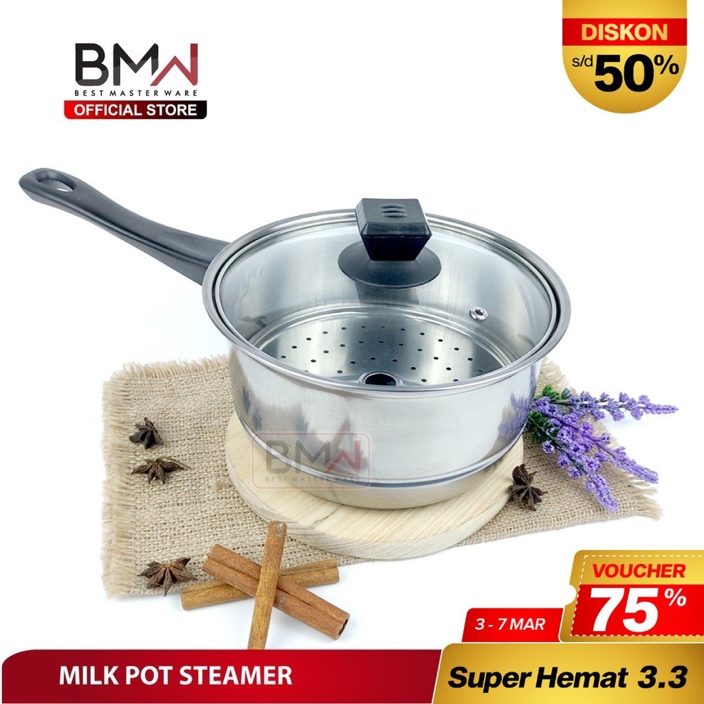 Jual Bmw Kitchen Ware Panci Susu Stainless Steel Panci Kukus Milk Pot