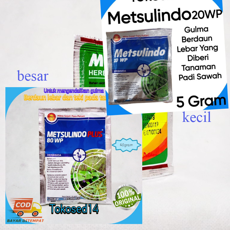 Jual Herbisida Metsulindo Plus Metsulindo Wp Dan Plus Herbisida