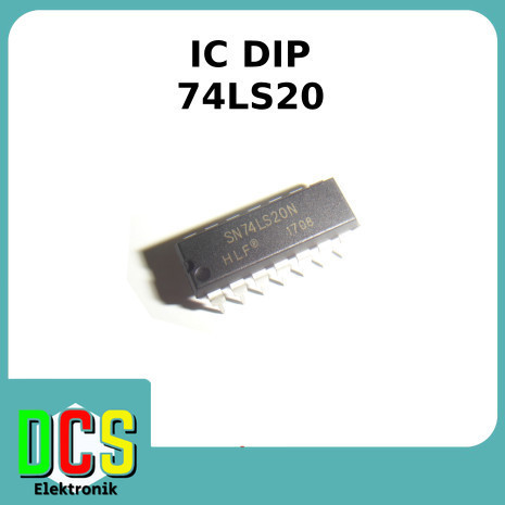 Jual IC 74LS20 74HC20 DIP Dual 4 Input NAND Gate Shopee Indonesia