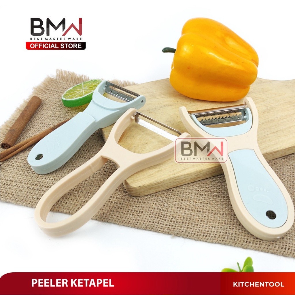 Jual BMW Kitchen Ware Peeler Stainless Steel Parutan Pengupas Tajam