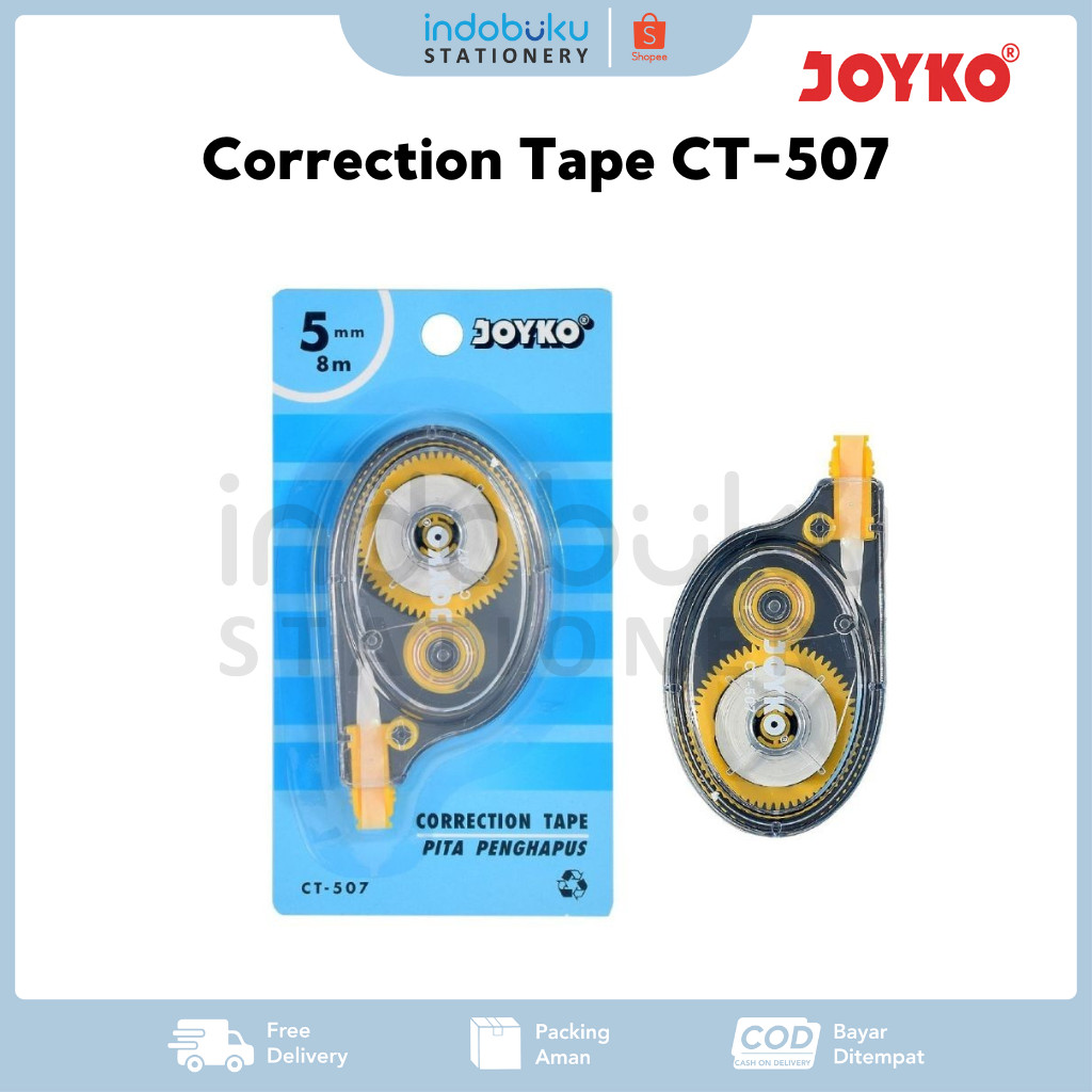 Jual Correction Tape Joyko Tipe X Pita Penghapus Joyko CT 507 Shopee