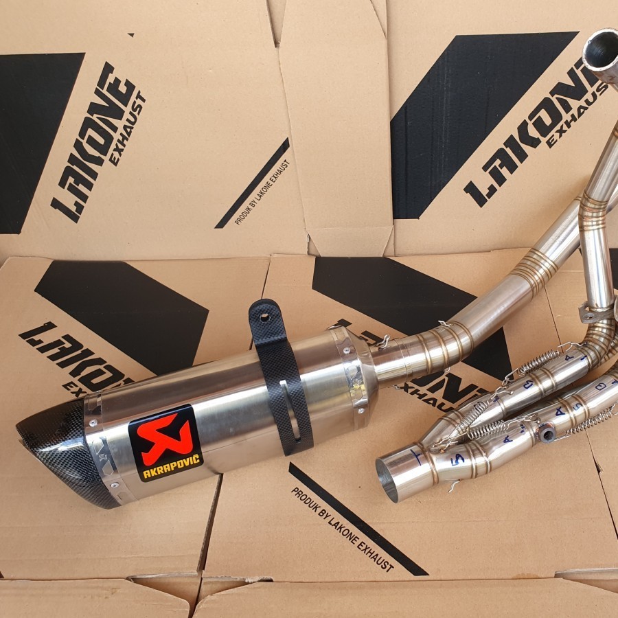 Jual Spesial Ramadahan Knalpot Racing Akrapovic Evo Carbon Fullsystem