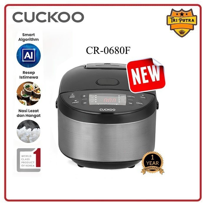 Jual Original CUCKOO Digital Rice Cooker 1 L CR 0680F CR 0680F No 1