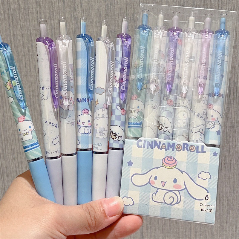 Jual Pulpen Gel Pen Mekanik Sanrio Karakter Kuromi Cinamoroll