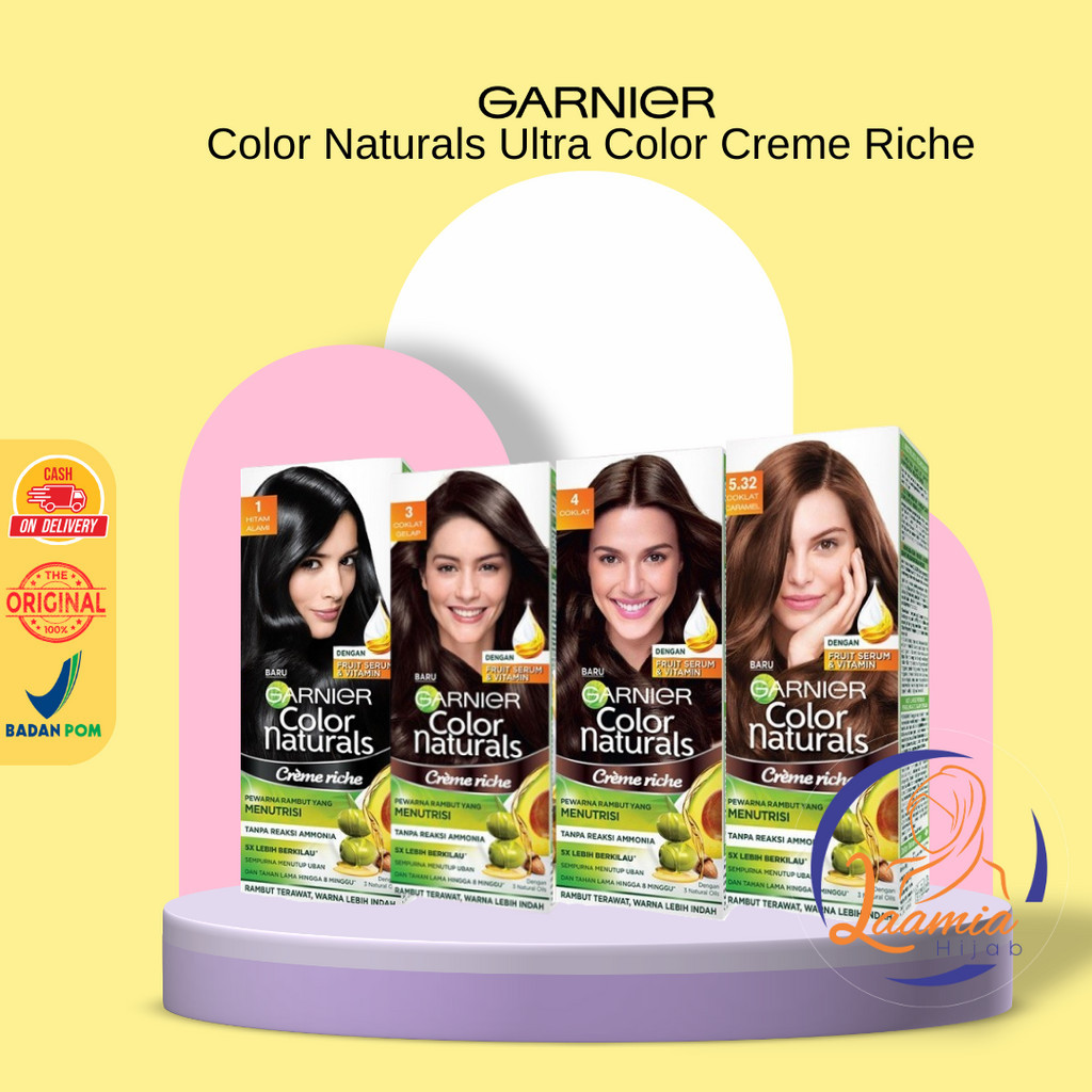 Jual Garnier Hair Colour Naturals Ultra Color Creme Riche 105Ml Box