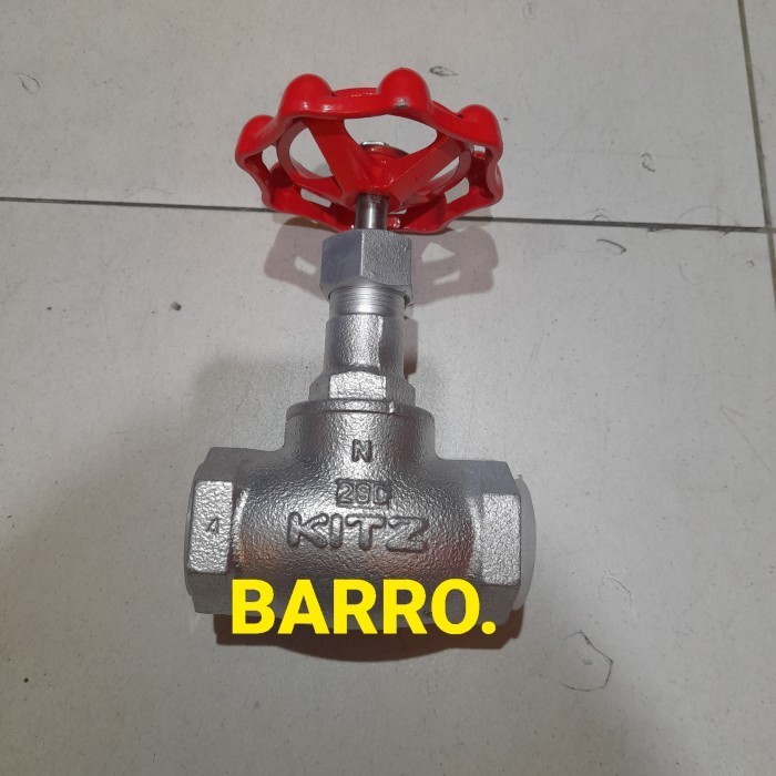 Jual Globe Valve Steam 1 Inch Kitz SJ Cast Iron 10K Stop Kran Drat DN