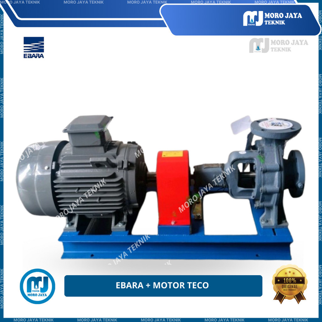 Jual Pompa Air Centrifugal Ebara 6550 FSHA Motor Dinamo 5 5Hp 380 Volt