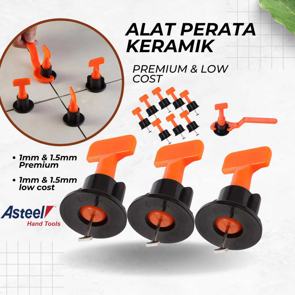 Jual ASTEEL Paket Alat Perata Pasang Keramik Granit Lantai Spacer Tile