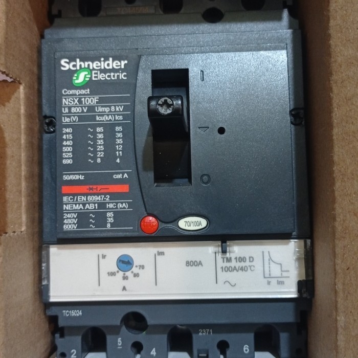 Jual Mccb Schneider NSX100F Nsx 100f Nsx100 3p 100a 80a 63a 50a