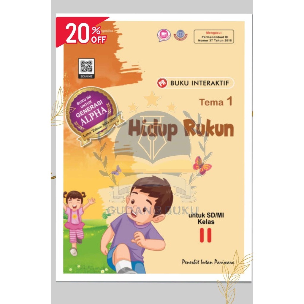 Jual Buku PR LKS Tematik SD Kelas 2 Tema 1 Kurikulum K13 Intan Pariwara