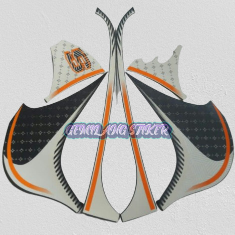 Jual Striping Decal Polet Sticker Motor Honda Scoopy Fashion 2023 2024