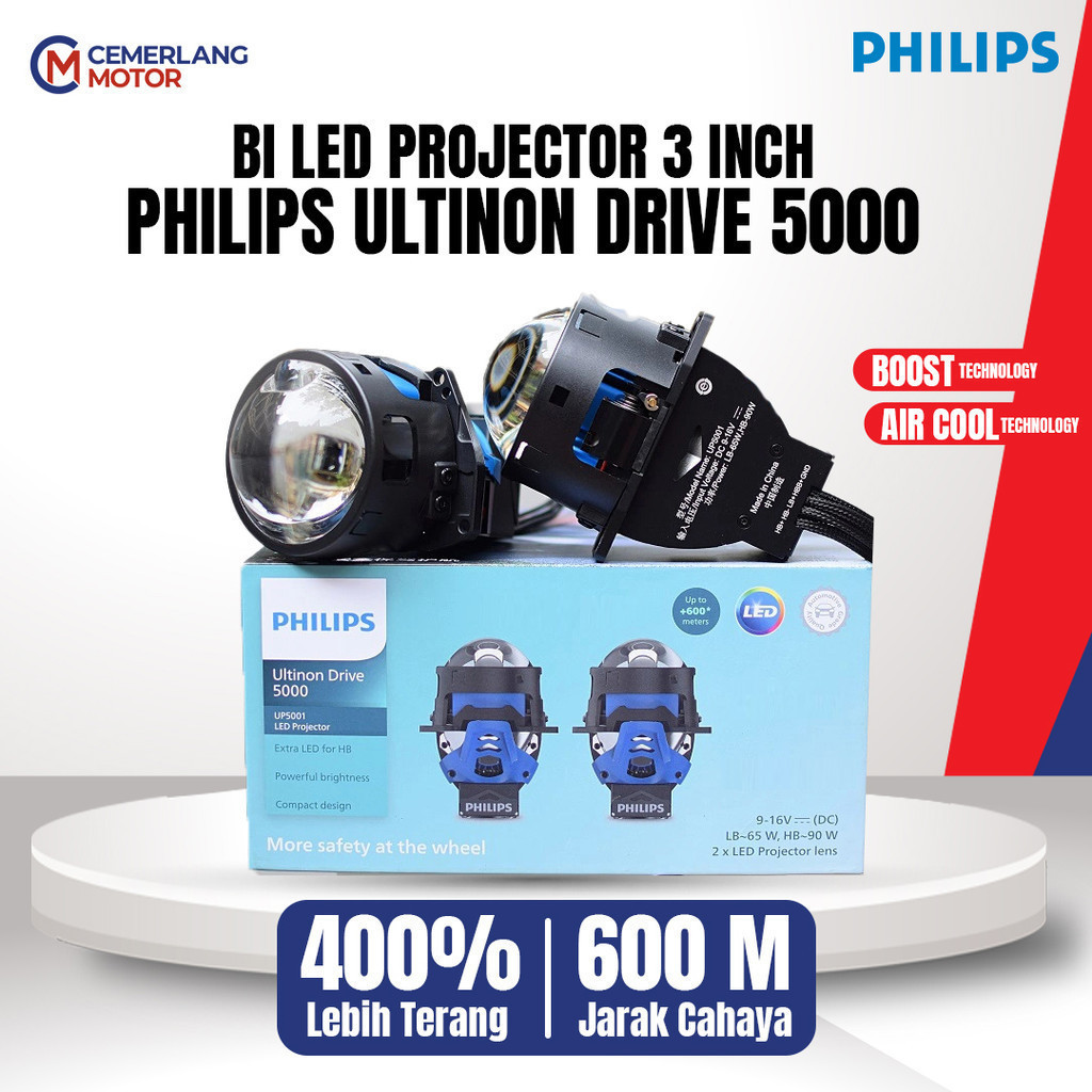 Jual Philips Ultinon Drive Up Biled Projector Lampu Led Mobil