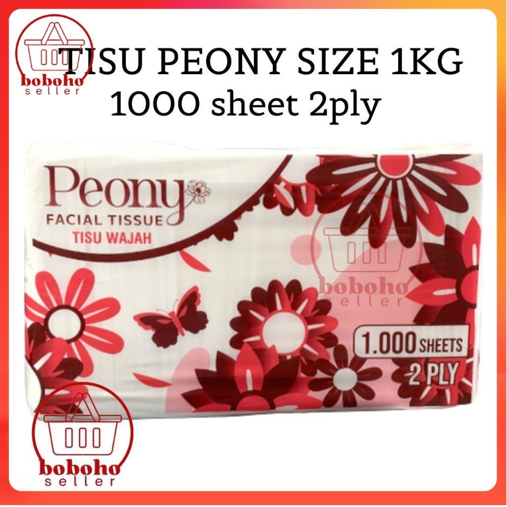 Jual Tissue Wajah Tisue Facial Helai Tisu Peony Sheet