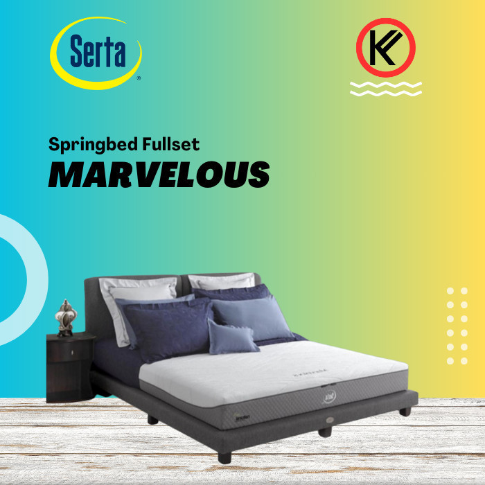 Jual Kasur Springbed Serta Springbed Marvelous Full Set Shopee Indonesia