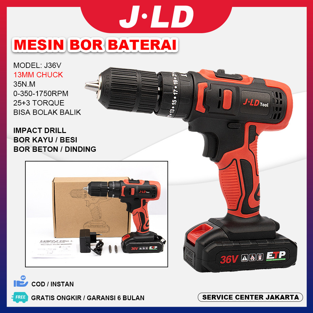 Jual JLD Mesin Bor Baterai Cas 10mm Jld Tool Impact Bor Baterai Bor