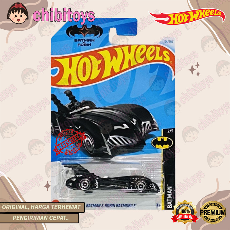 Jual Hotwheels Batman Robin Batmobile Hitam First Edition