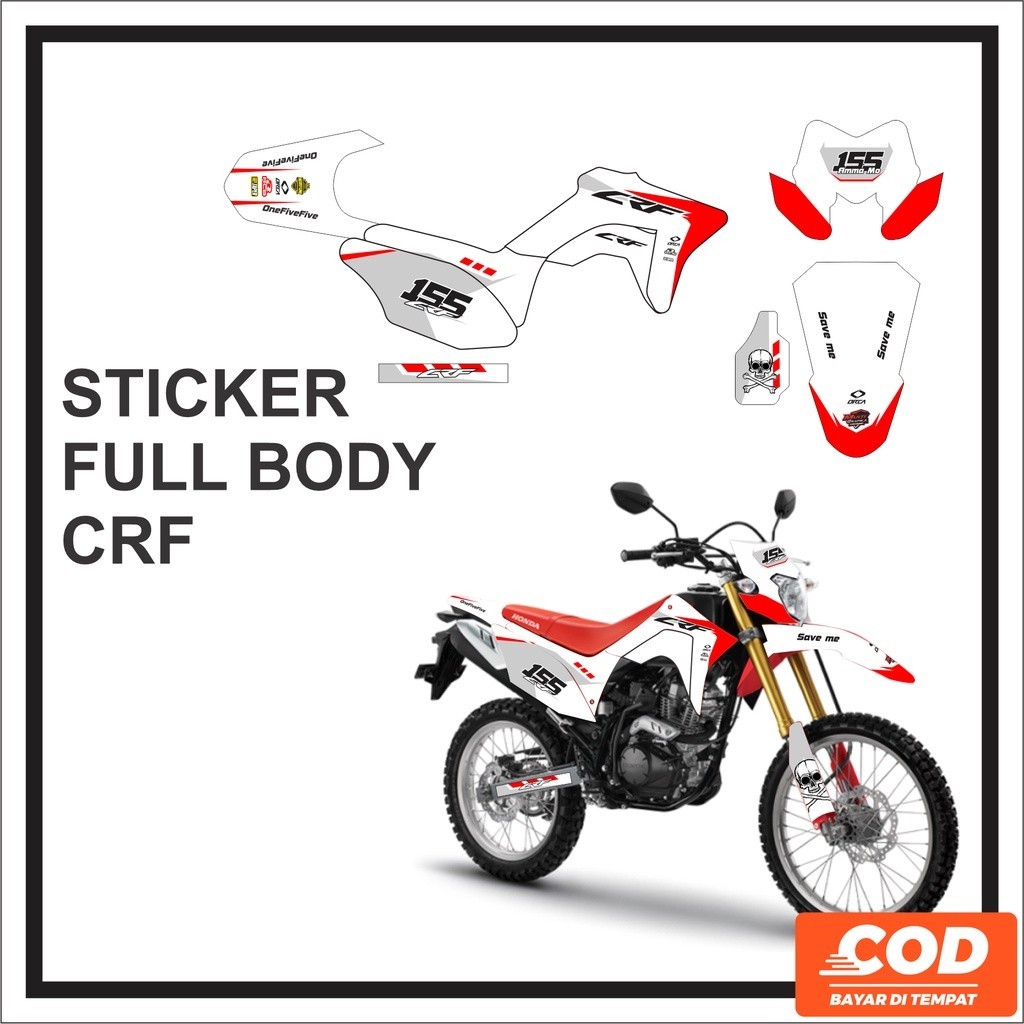 Jual Decal HONDA CRF 150 L 150l Full Body Sticker CRF Motif Racing