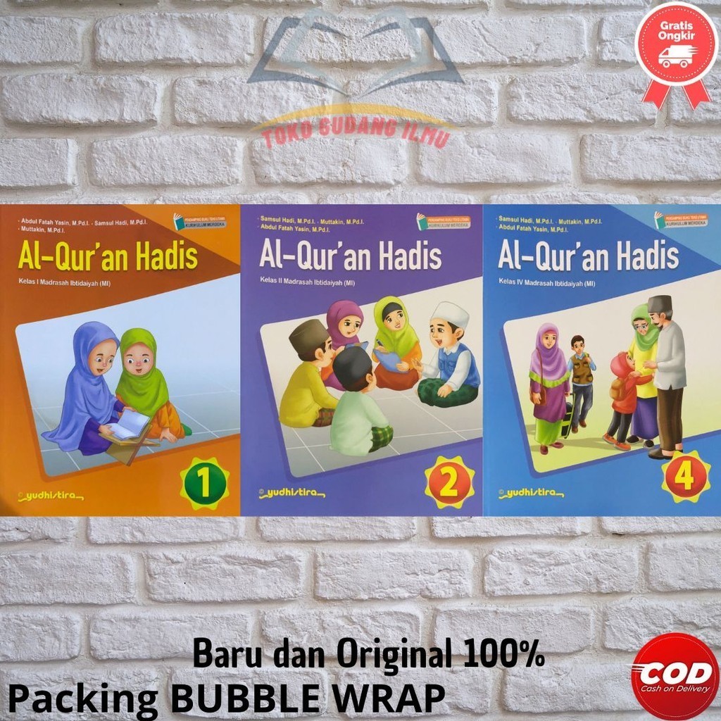 Jual Original Buku Alquran Dan Hadis Kurikulum Merdeka Kelas 1 2 3 4 5