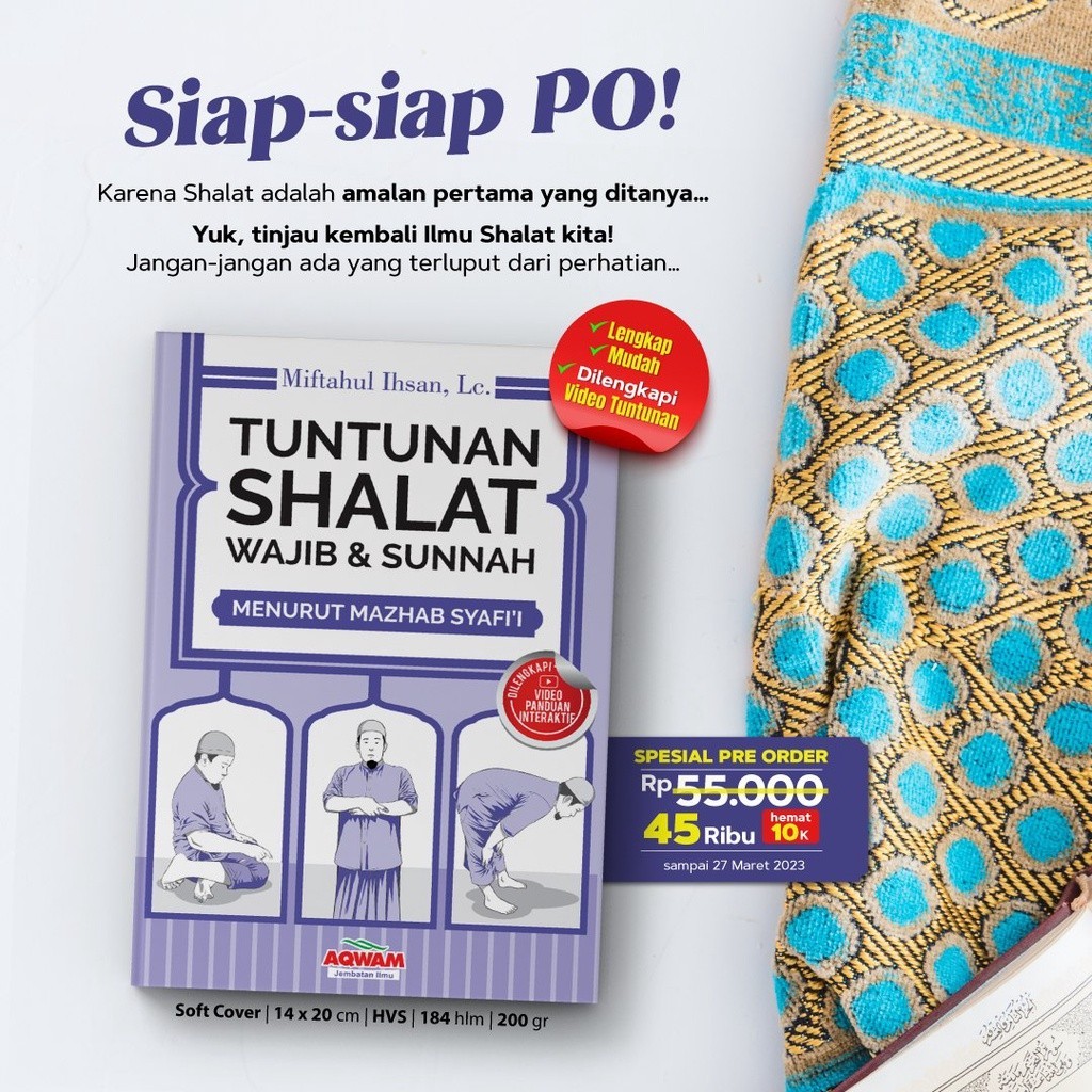 Jual Buku Tuntunan Shalat Wajib Sunnah Menurut Mazhab Syafii Shopee