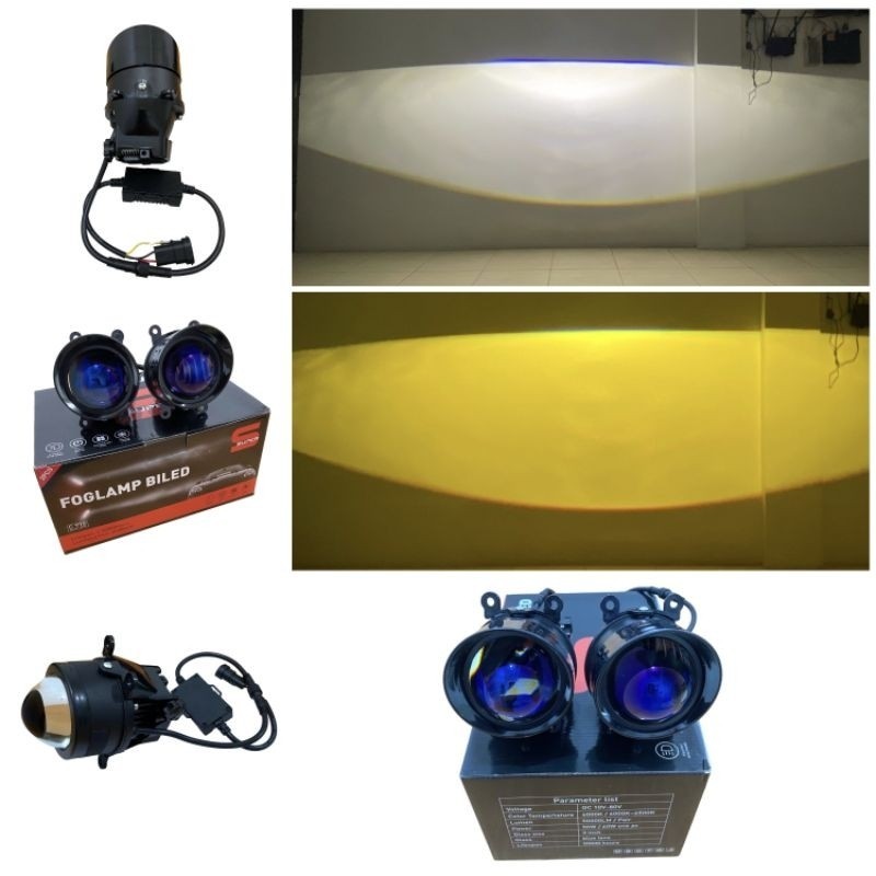 Jual Lampu Led Foglamp Biled Mobil Foglight Biled Mobil 3 Inch Blue