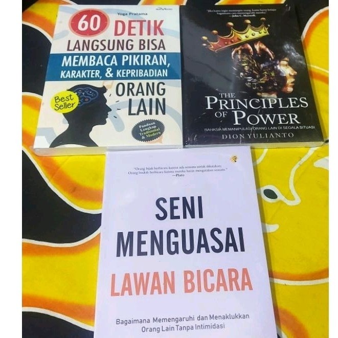 Jual Paket 3 Buku The Principles Of Power 60 Detik Lansung Bisa Membaca