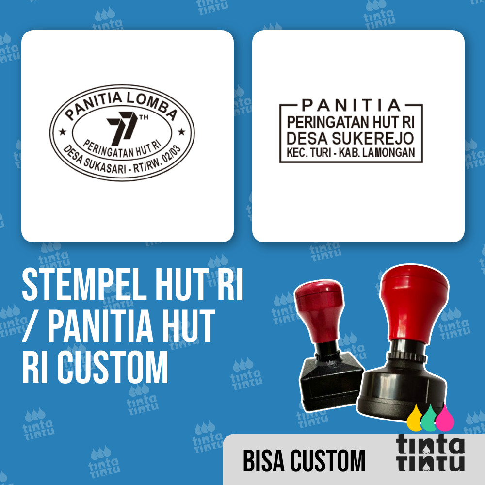 Jual Stempel Hut Ri Panitia Hut Ri Custom Shopee Indonesia