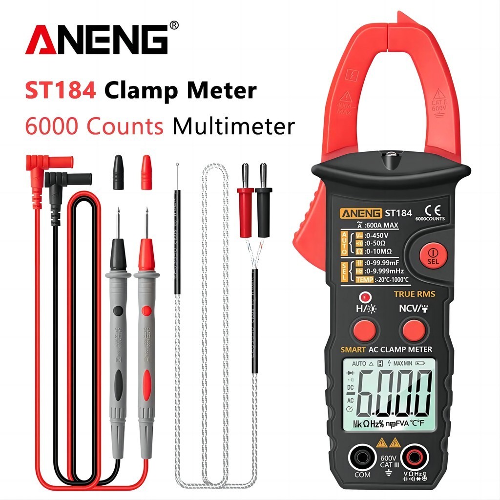 Jual Aneng Meteran Multimeter Jepit Digital St Hitungan