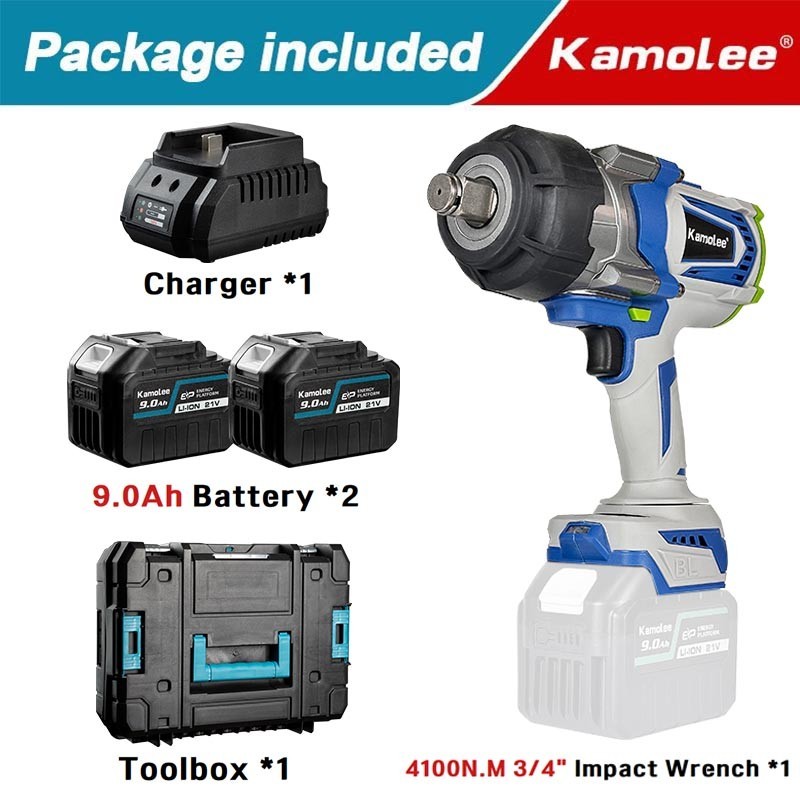 Jual Kamolee Impact Wrench Cordless Torsi Besar Impact Baterai