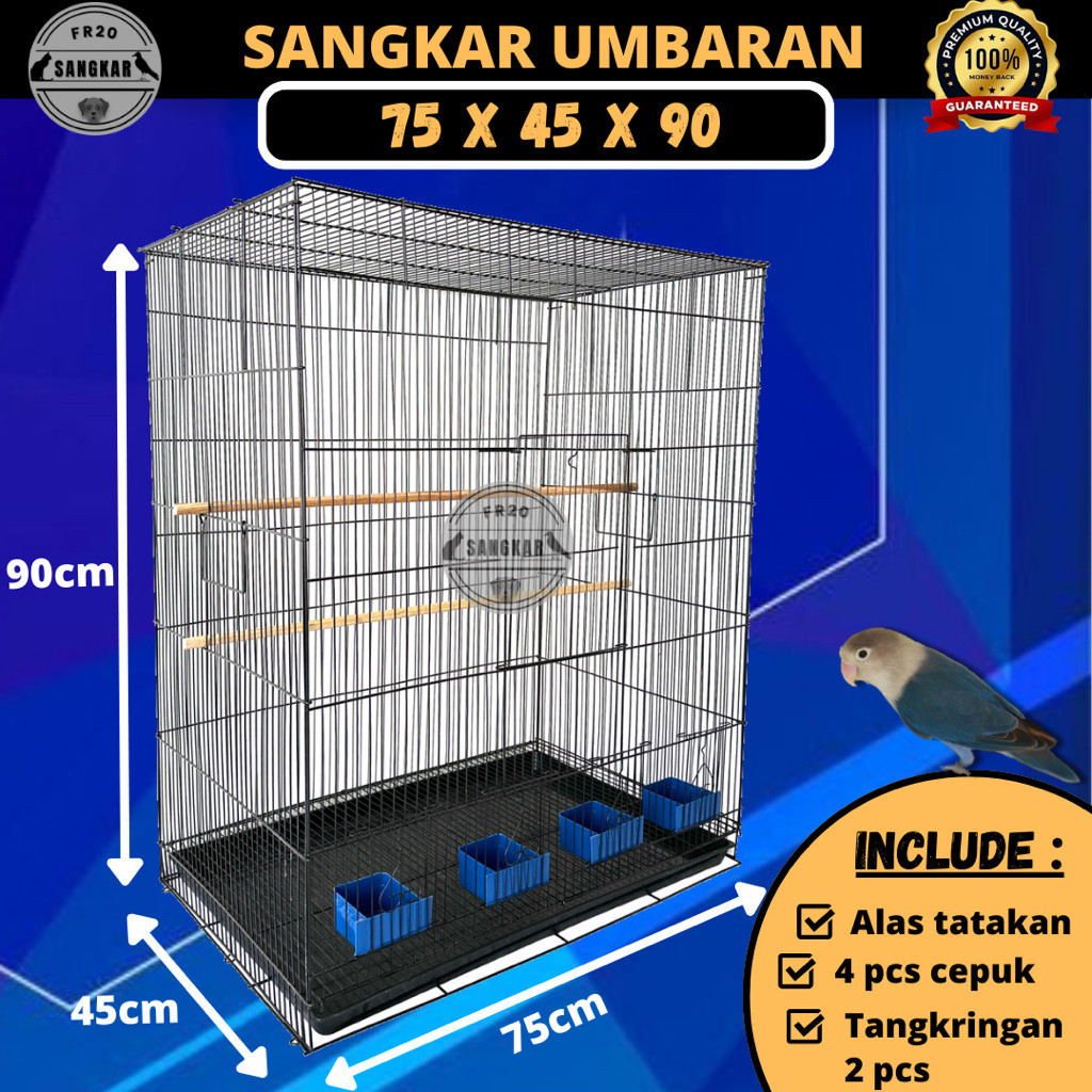 Jual Sangkar Umbaran Untuk Ternak Burung Size Super Jumbo Uk X X Cm