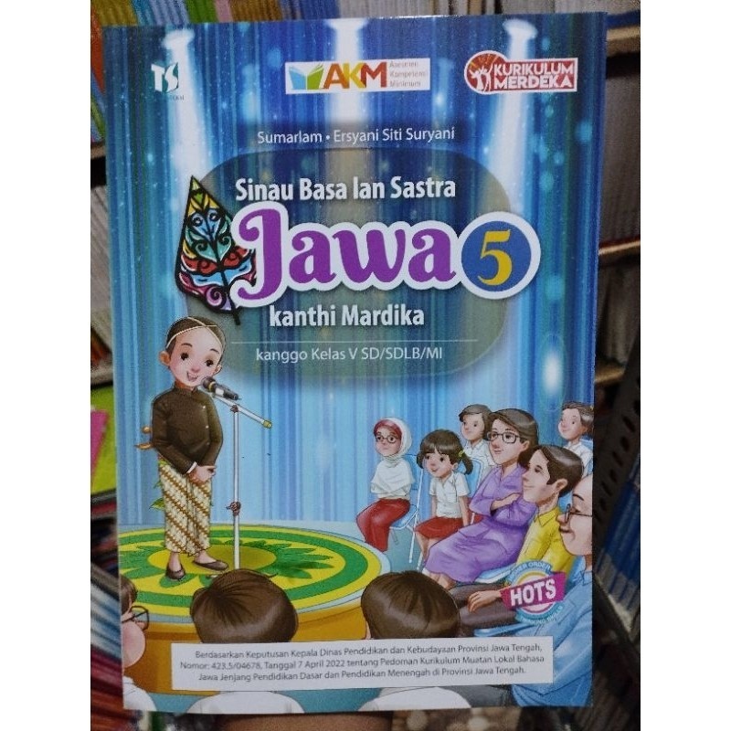 Jual Sinau Basa Lan Sastra Jawa SD Kelas 1 2 4 5 Kurikulum Merdeka Tiga