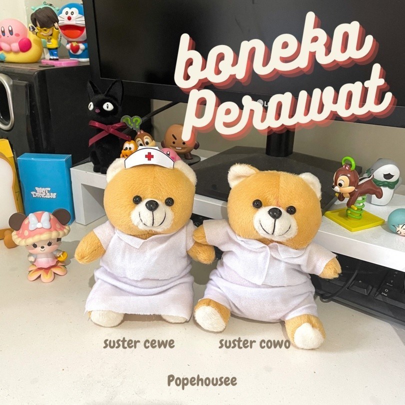 Jual Hampers Buket Boneka Profesi Souvenir Hadiah Kado Ulang Tahun