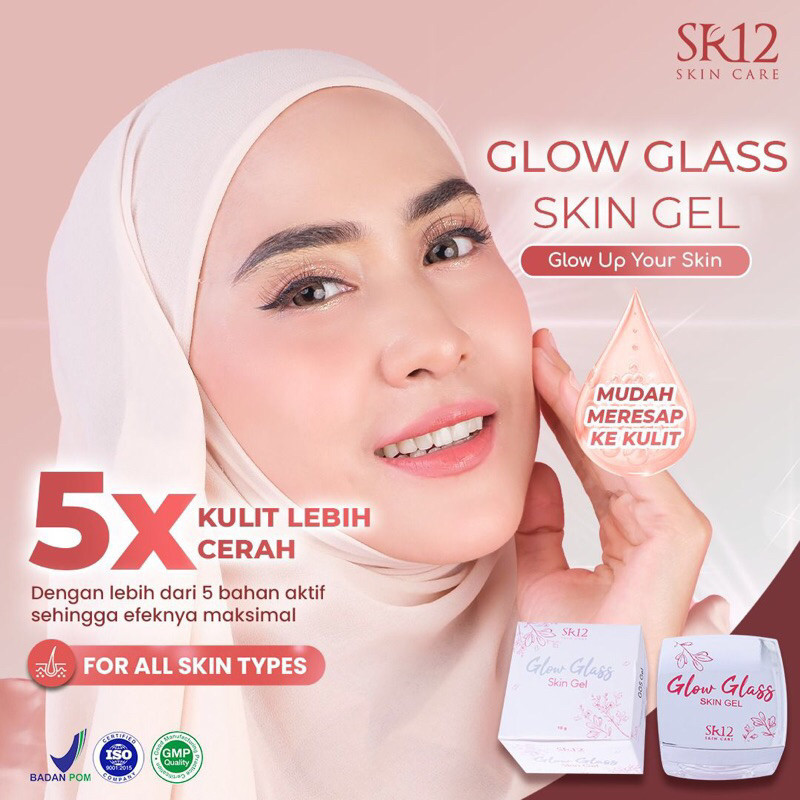 Jual SR12 Original Glow Glass Skin Gel Original By SR12 Meratakan Warna